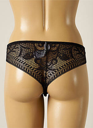 Culotte fond doublé noir PASSIONATA femme