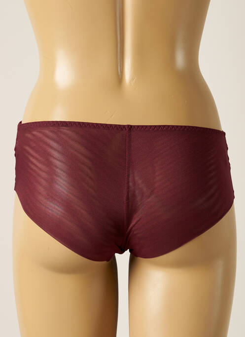 Shorty effet matière satinée rouge SIMONE PERELE femme