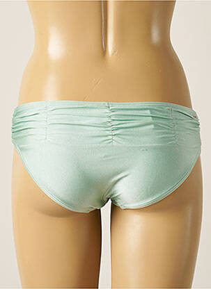 Bas de maillot de bain tissage satiné culotte vert BARTS femme