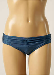 Bas de maillot de bain tissage satiné culotte bleu BARTS femme