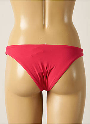 Bas de maillot de bain tissage satiné culotte rose BARTS femme