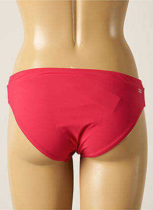 Bas de maillot de bain effet matière satinée culotte rose BARTS femme