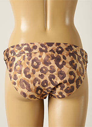 Bas de maillot de bain tissage satiné culotte beige BARTS femme