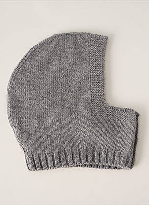Bonnet finition bords-côtes gris J.O MILANO enfant