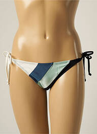Bas de maillot de bain imprimé rayures bikini vert BARTS femme