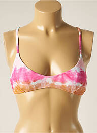Haut de maillot de bain stretch haut soutien-gorge avec mousse de rembourrage amovible rose BARTS femme
