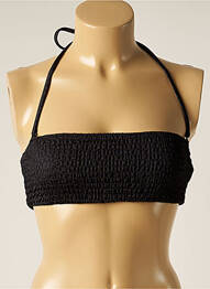 Haut de maillot de bain stretch haut bandeau noir BARTS femme