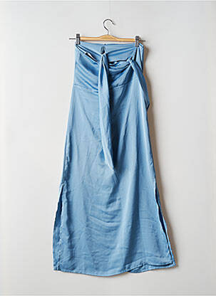 Robe mi-longue sans manche sans manche bleu LAAGAM femme