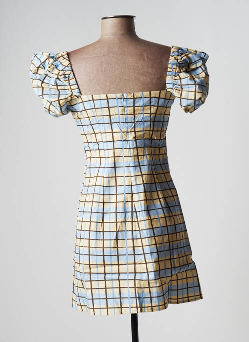 Robe courte bleu LAAGAM pour femme