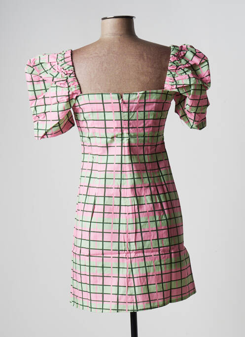 Robe courte rose LAAGAM pour femme