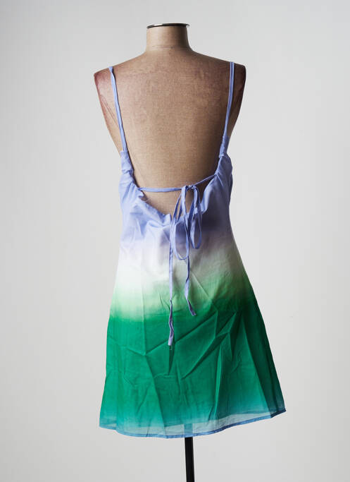 Robe courte vert LAAGAM pour femme