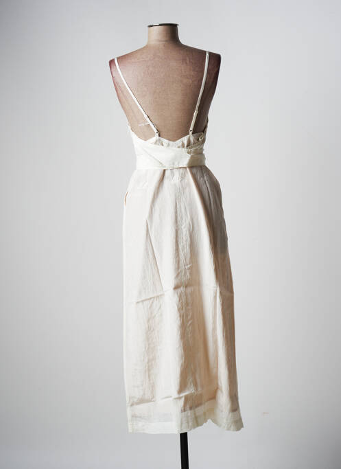 Robe longue beige ETAM pour femme