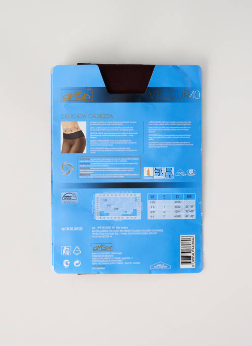 Collants marron OMSA pour femme