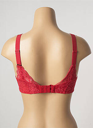 Soutien-gorge effet matière satinée haut soutien-gorge emboitant rouge AUBADE femme