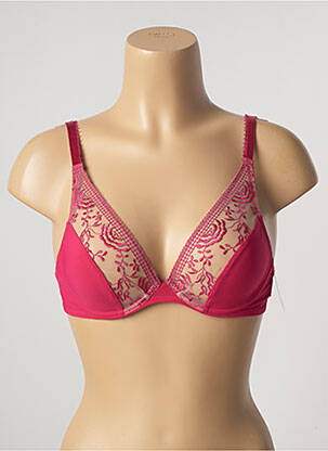 Soutien-gorge effet matière satinée haut soutien-gorge emboitant rose AUBADE femme