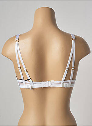 Soutien-gorge effet matière satinée haut soutien-gorge emboitant blanc VIKTOR & ROLF X AUBADE femme