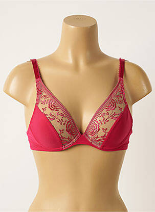 Soutien-gorge effet matière satinée haut soutien-gorge emboitant rose AUBADE femme