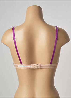 Soutien-gorge effet matière satinée haut soutien-gorge emboitant rose AUBADE femme