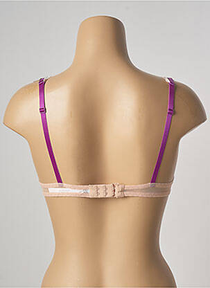Soutien-gorge effet matière satinée haut soutien-gorge balconnet rose AUBADE femme