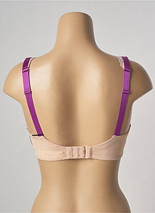 Soutien-gorge effet matière satinée haut soutien-gorge emboitant rose AUBADE femme