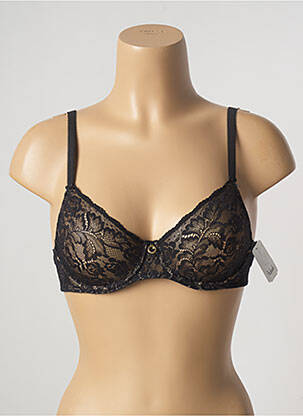 Soutien-gorge effet matière satinée haut soutien-gorge emboitant noir AUBADE femme
