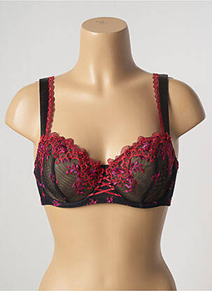 Soutien-gorge effet matière satinée haut soutien-gorge emboitant noir AUBADE femme
