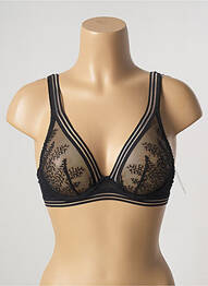 Soutien-gorge effet matière satinée haut soutien-gorge emboitant noir AUBADE femme
