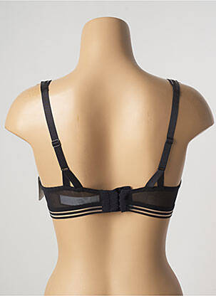 Soutien-gorge effet matière satinée haut soutien-gorge balconnet noir AUBADE femme