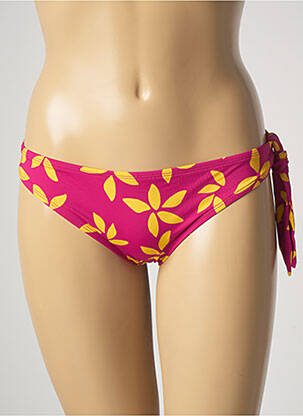 Bas de maillot de bain imprimé fantaisie culotte rose AUBADE femme