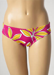 Bas de maillot de bain imprimé fantaisie culotte rose AUBADE femme
