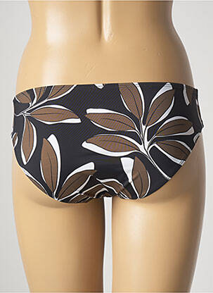 Bas de maillot de bain imprimé fantaisie culotte noir AUBADE femme