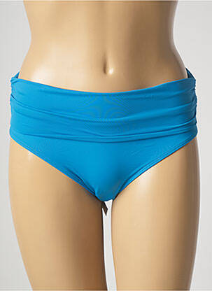 Bas de maillot de bain effet matière satinée culotte bleu AUBADE femme