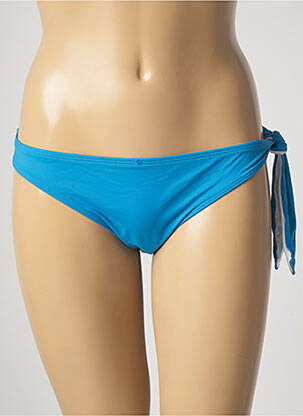 Bas de maillot de bain effet matière satinée culotte bleu AUBADE femme