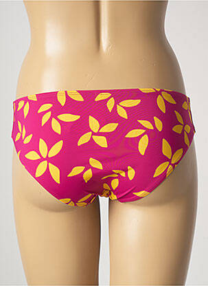 Bas de maillot de bain imprimé fantaisie culotte rose AUBADE femme