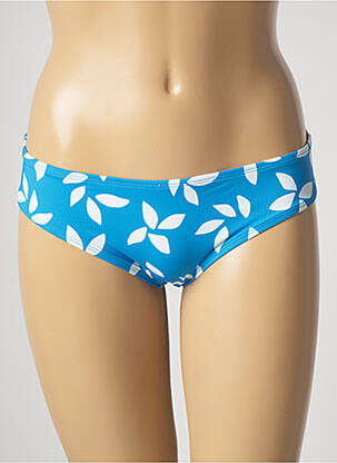 Bas de maillot de bain imprimé fantaisie culotte bleu AUBADE femme