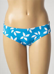 Bas de maillot de bain imprimé fantaisie culotte bleu AUBADE femme