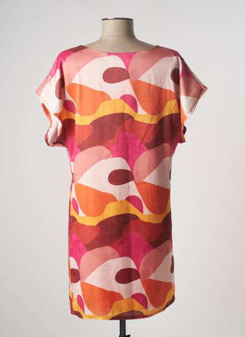 Tunique manches courtes orange MULTIPLES pour femme