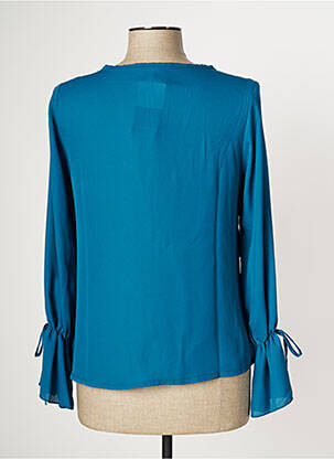Blouse manches longues manches longues bleu MULTIPLES femme