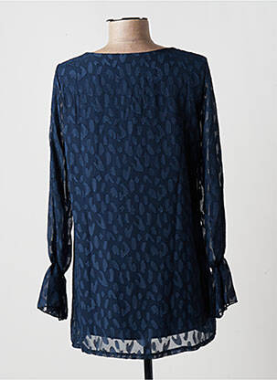 Blouse manches longues manches longues bleu MULTIPLES femme