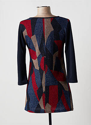 Pull coupe cintrée manches 3/4 bleu MULTIPLES femme
