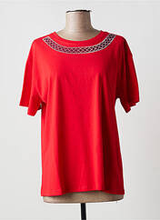 T-shirt rouge MULTIPLES pour femme seconde vue