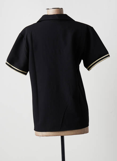 Polo noir MULTIPLES pour femme