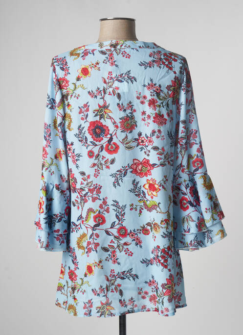 Tunique manches longues bleu MULTIPLES pour femme