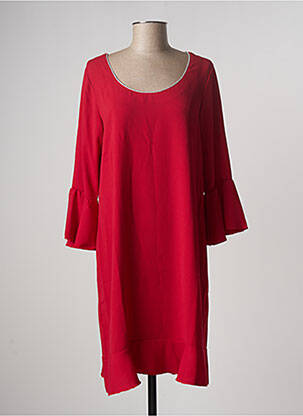 Robe mi-longue rouge MULTIPLES pour femme