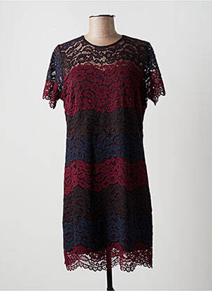 Robe mi-longue manches longues manches longues noir MULTIPLES femme