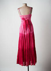 Robe longue rose MULTIPLES pour femme seconde vue