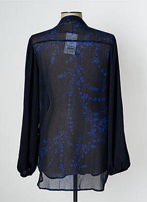 Chemisier imprimé fleurs manches longues noir MULTIPLES* femme