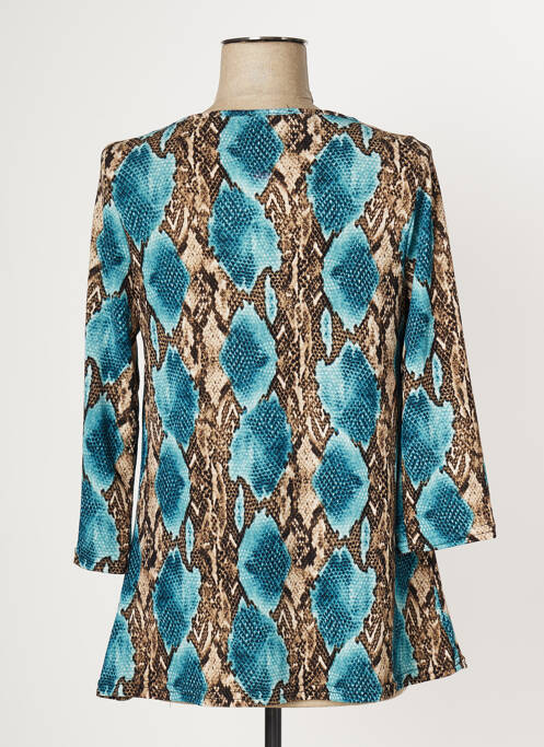 Tunique manches longues bleu MULTIPLES pour femme