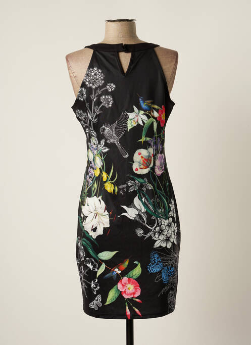 Robe mi-longue noir MULTIPLES pour femme