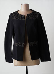 Veste casual col rond noir MULTIPLES femme
